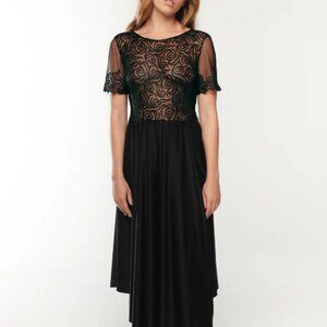 Tribal Lounge Dress - Black